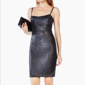 BCBG by Max Azria ‘Alese’ Black Sequin Mini Dress NWT